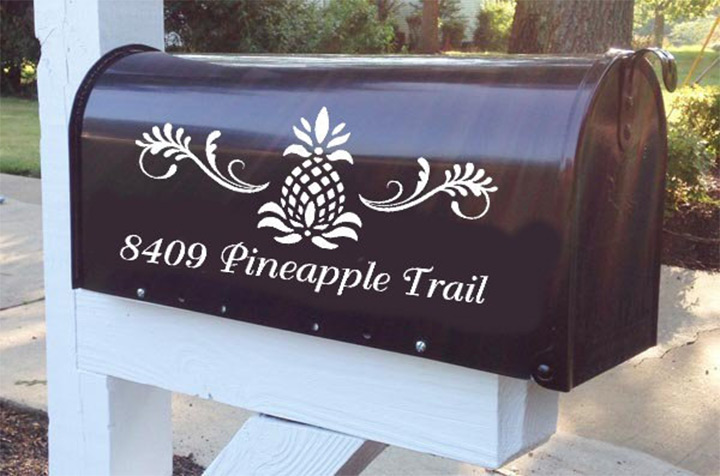 pineapple mailboxes