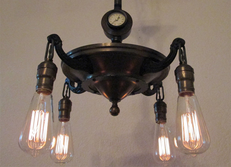 vintage steampunk hanging lights chandelier