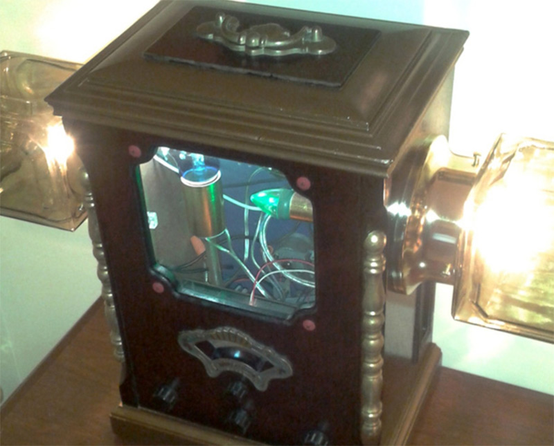 futuristic steampunk lamp light etsy