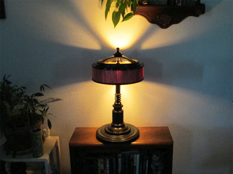 vintage edison bulb table lamp steampunk